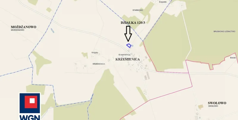 Działka na sprzedaż Krzemienica